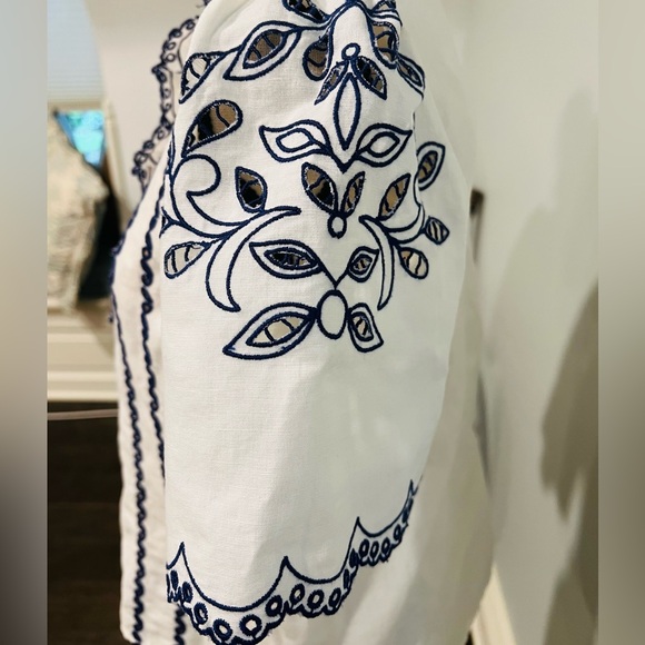 Sezane Dalhia Blouse Écru. - Size 34/2/XS - Picture 6 of 10